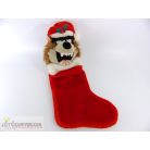 Bolondos dallamok Tazmán ördög plüss mikulás csizma