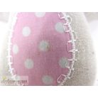 Lenvászonból készült egér figura