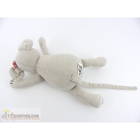 Lenvászonból készült egér figura