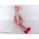 Egér textil plüss figura