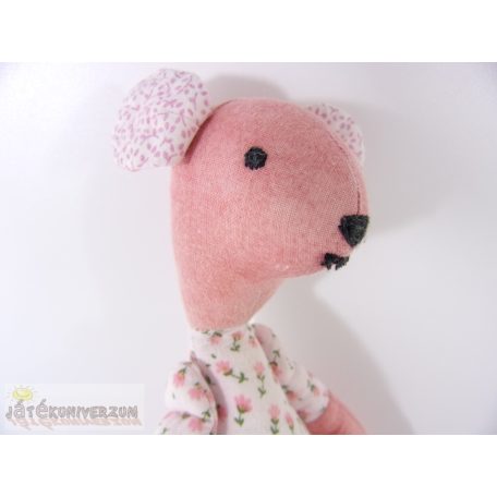 Egér textil plüss figura