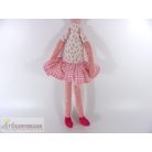 Egér textil plüss figura