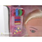 Glitzy Girl fésülhető babafej kiegészítőkkel
