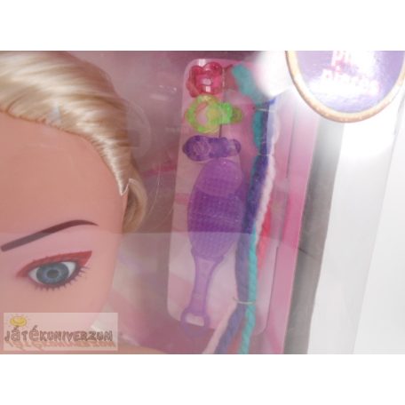 Glitzy Girl fésülhető babafej kiegészítőkkel