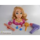 Disney Princess Rapunzel Aranyhaj fésülhető babafej