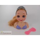 Fésülhető babafej