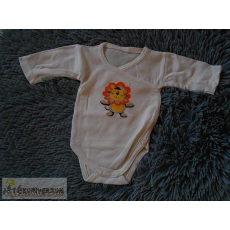 Oroszlán mintás rövid ujjú body újszülötteknek