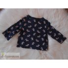 Early Days kutyus mintás hosszú ujjú póló felső 0-3 hónaposoknak