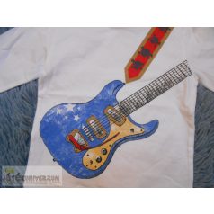   Zara Baby Boy gitár mintás hosszú ujjú felső póló 6-9 hónaposoknak