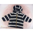 Next baby plüss kapucnis cipzáros felső 3-6 hónaposoknak