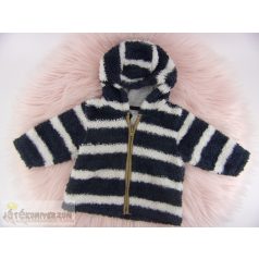 Next baby plüss kapucnis cipzáros felső 3-6 hónaposoknak