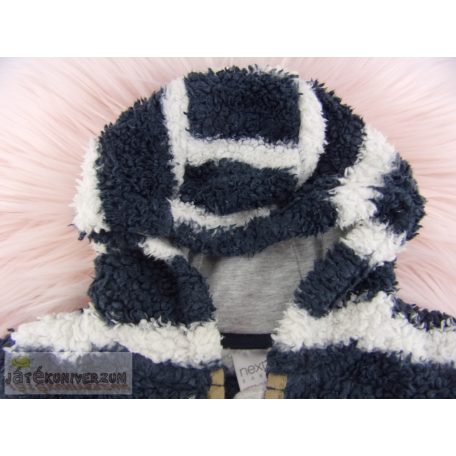 Next baby plüss kapucnis cipzáros felső 3-6 hónaposoknak