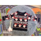 Next télapó mintás pulóver 9-12 hónaposoknak (80cm)