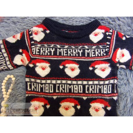 Next télapó mintás pulóver 9-12 hónaposoknak (80cm)