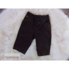 Barna színű csíkos nadrág 0-3 hónaposoknak