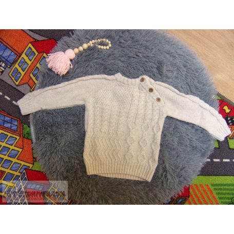 Next gépi kötött pulóver 6-9 hónaposoknak