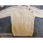 Next gépi kötött pulóver 6-9 hónaposoknak