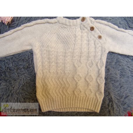 Next gépi kötött pulóver 6-9 hónaposoknak