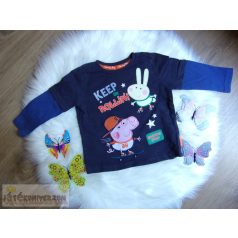   Nutmeg Peppa Pig Malac Zsoli hosszú ujjú póló 18-24 hónaposoknak
