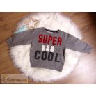 Next hóember mintás pulóver 18-24 hónaposoknak (92cm)