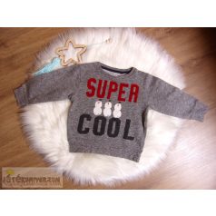 Next hóember mintás pulóver 18-24 hónaposoknak (92cm)