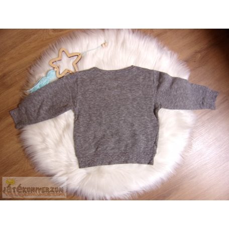 Next hóember mintás pulóver 18-24 hónaposoknak (92cm)