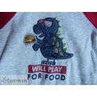 Dínó mintás pulóver 18 hónaposoknak