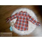 Kockás hosszú ujjú ing 3 éveseknek