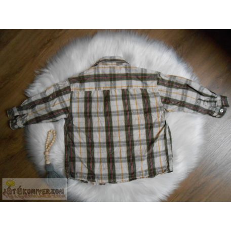 Kockás hosszú ujjú ing 2-3 éveseknek