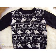 Matalan dínós mintás pulóver 3-4 éveseknek