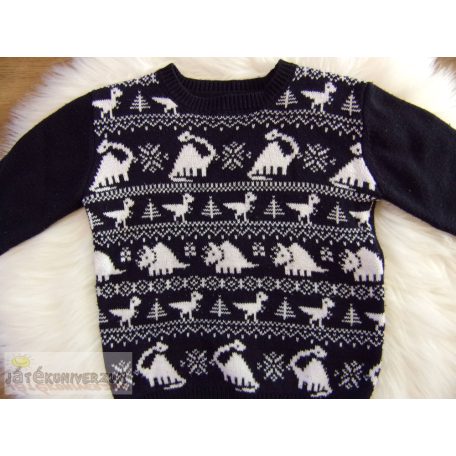 Matalan dínós mintás pulóver 3-4 éveseknek