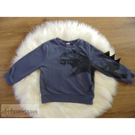 Dinoszauruszos dínós mintás pulóver 3-4 éveseknek (104cm)