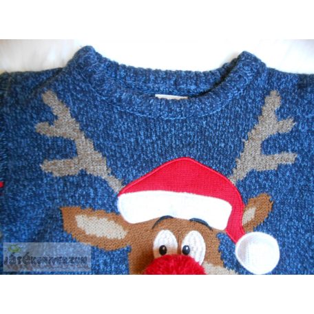 George rénszarvasos pulóver 4-5 éveseknek