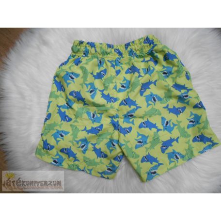 Kiki and Koko sárga cápamintás fürdőnadrág 4-6 éveseknek (110-116cm)