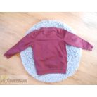 Tu bordó pulóver 5 éveseknek (110cm)