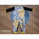 Pokémon Pikachu kezeslábas pizsama 4-5 éveseknek (110cm)