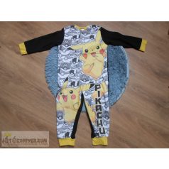 Pokémon Pikachu kezeslábas pizsama 4-5 éveseknek (110cm)