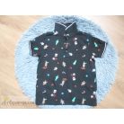 Nutmeg karácsonyi ünnepi galléros póló felső 5-6 éveseknek 