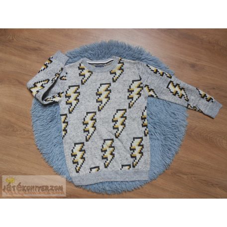 Next villám mintás hosszú ujjú pulóver 6 éveseknek (116cm)