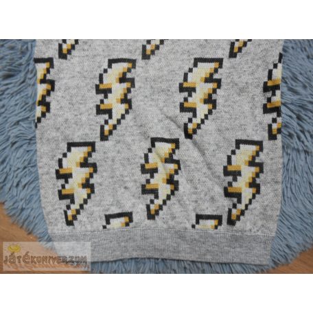 Next villám mintás hosszú ujjú pulóver 6 éveseknek (116cm)