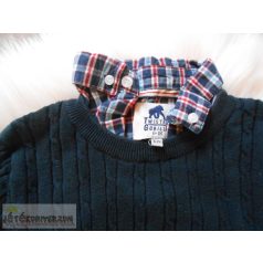 Twisted Gorilla ing galléros pulóver 6-7 éveseknek