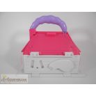 Blue Box Hello Kitty Carry Along Mini Doll House házikó szett