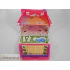 Blue Box Hello Kitty Carry Along Mini Doll House házikó szett