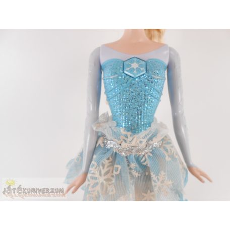 Mattel Jégvarázs Elsa Elza elemes kopottas játékbaba
