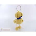 Kutya vagy maci kulcstartó táskadísz plüss figura