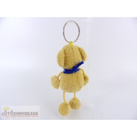 Kutya vagy maci kulcstartó táskadísz plüss figura