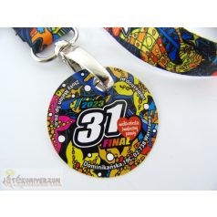 Szalagos kulcstartó