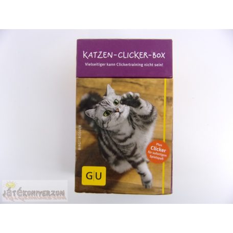 Katzen Clicker-Box Macskakattintó cica felmérése oktatása