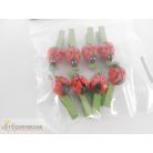 Melinera dekoratív dekor katicás mini csipesz csomag