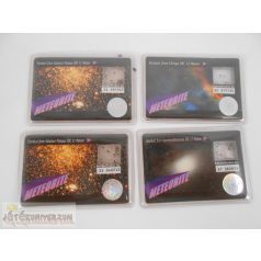 Hitelesített gyűjtői kártyák meteorit porral